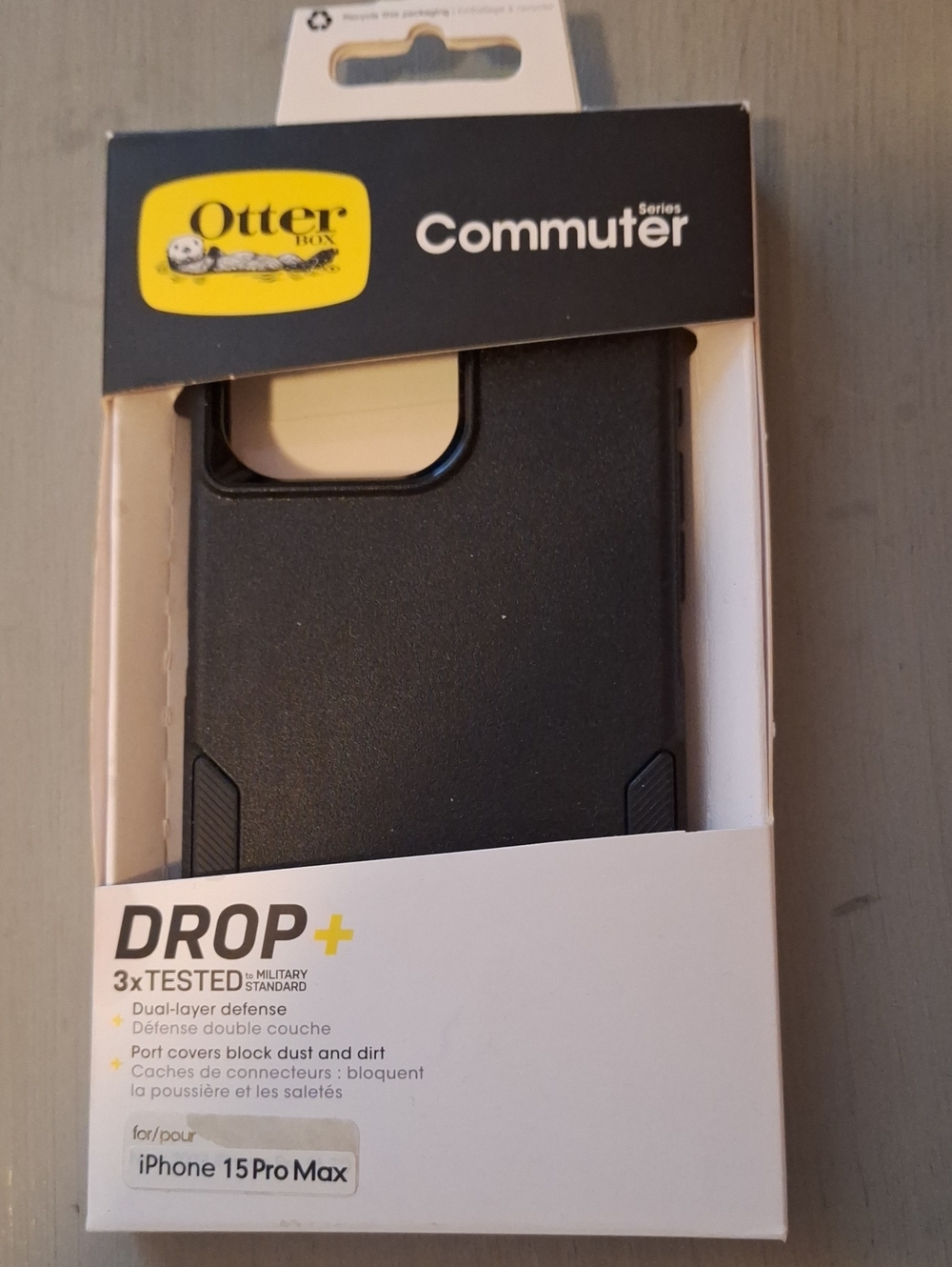 OtterBox Commuter Series Case for iPhone 15 Pro Max - Black